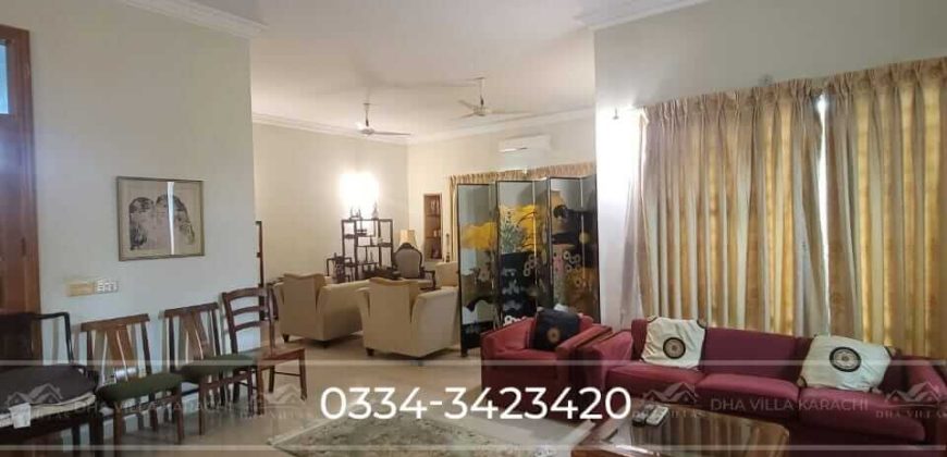 1000 Sq. Yds. Old House For Sale At A Prime Location of Phase 8, DHA Karachi