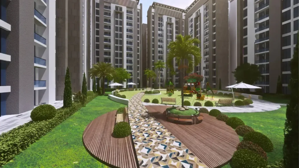 Saima Greens Residencia garden