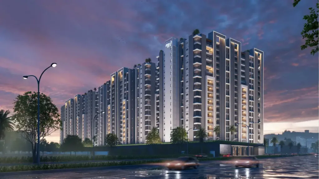 Saima Shield Towers night view