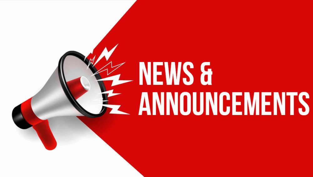 announcement banner